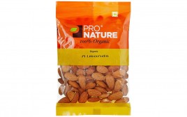 Pro Nature Organic Almonds   Pack  100 grams